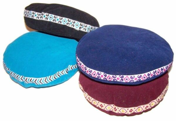 Singing Bowl Velvet Cushion - 7cm - Image 2