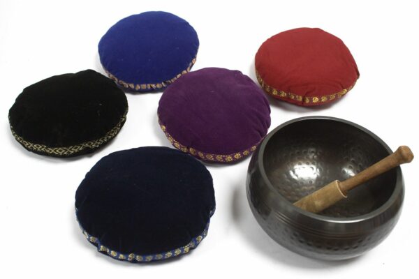 Singing Bowl Velvet Cushion - 11cm - Image 8