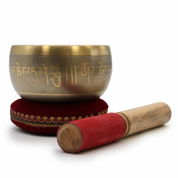 Singing Bowl Velvet Cushion - 11cm - Image 9