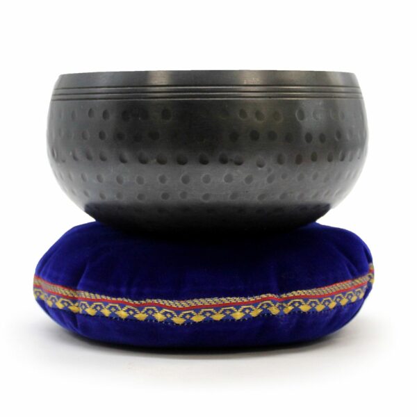 Singing Bowl Velvet Cushion - 16cm - Image 9