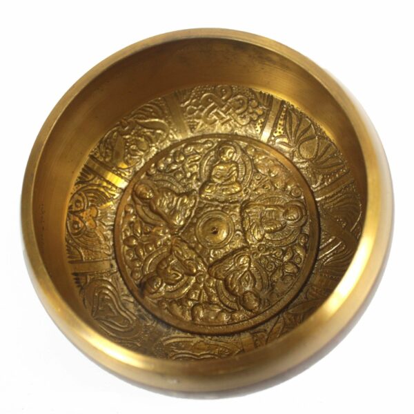 Lrg Five Buddha Singing Bowl - Image 2