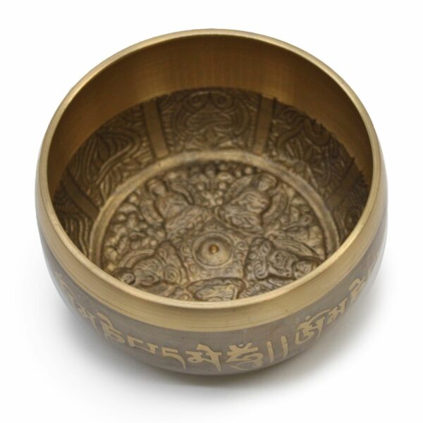 Lrg Five Buddha Singing Bowl - Image 7