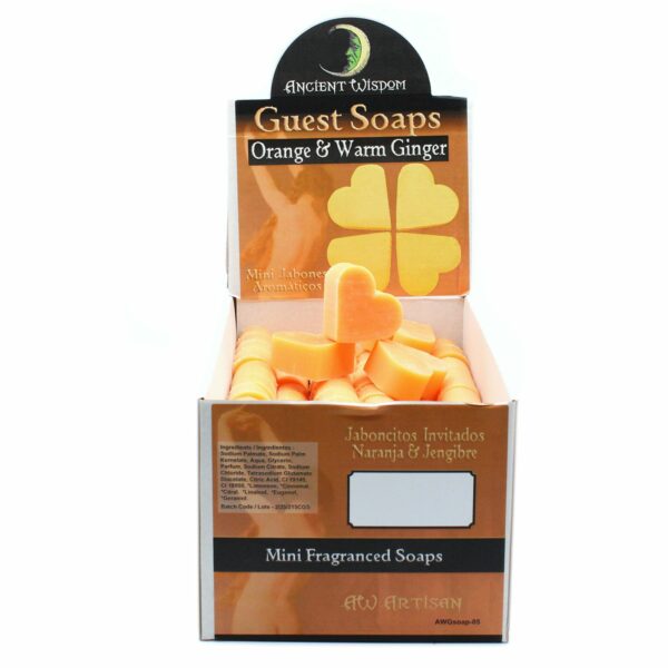 Heart Guest Soap - Orange & Warm Ginger - Image 6