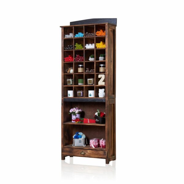 Dinner Candle Display Stand - Brownwash - Image 6