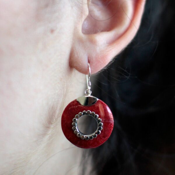 925 Silver Earrings - Do-nuts - Image 5