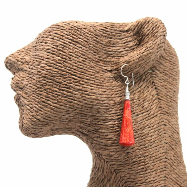925 Silver Earrings - Long Teardrop - Image 4