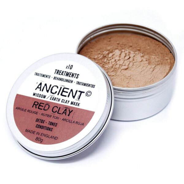 Red Clay Face Mask 80g - Image 2