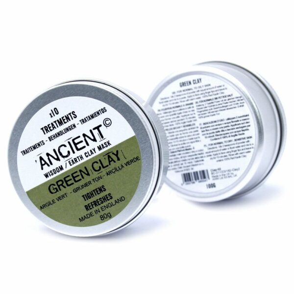 Green Clay Face Mask 80g - Image 4