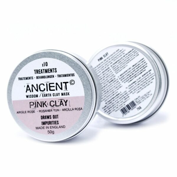 Pink Clay Face Mask 50g - Image 4
