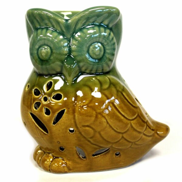 Classic Rustic Oil Burner - Owl Side-on (assorted) - Image 3