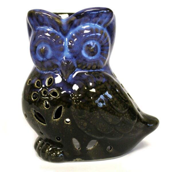 Classic Rustic Oil Burner - Owl Side-on (assorted) - Image 4