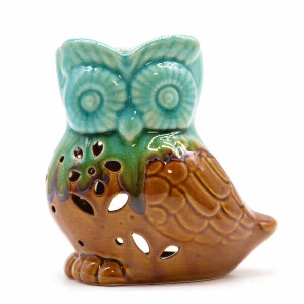 Classic Rustic Oil Burner - Owl Side-on (assorted) - Image 8