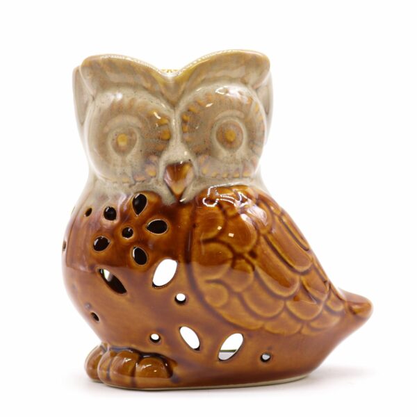 Classic Rustic Oil Burner - Owl Side-on (assorted) - Image 9