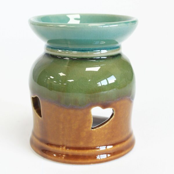 Classic Rustic Oil Burner - Heart Cut-out (assorted) - Image 2