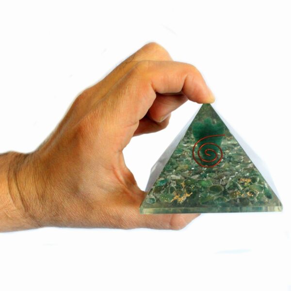 Lrg Orgonite Pyramid 70mm - Angel - Image 3