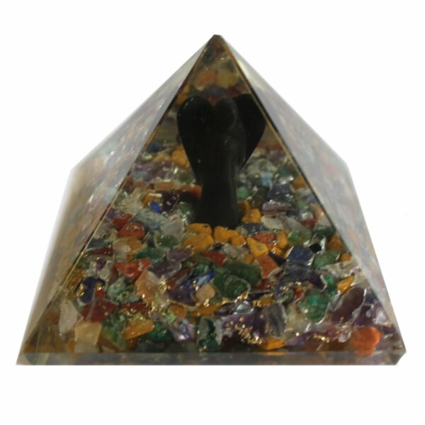 Lrg Orgonite Pyramid 70mm - Angel - Image 4