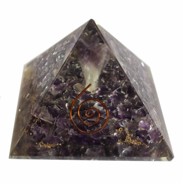 Lrg Orgonite Pyramid 70mm - Angel - Image 5