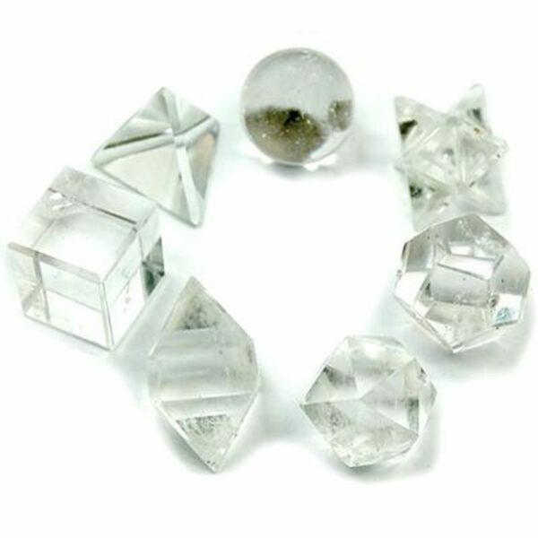 Geometric Seven Piece Crystal Set - Image 3