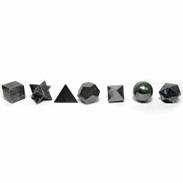 Geometric Seven Piece Black Agate Set - Image 4