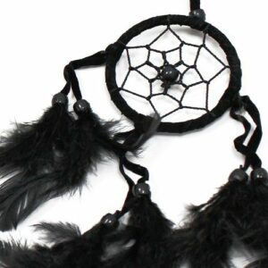 Bali Dreamcatchers - Small Round - Black/White/Red