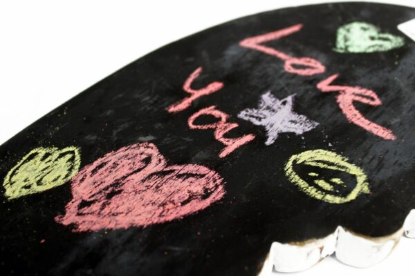 Hand Crafted Double Angel Wing & Heart - 24cm - Image 6
