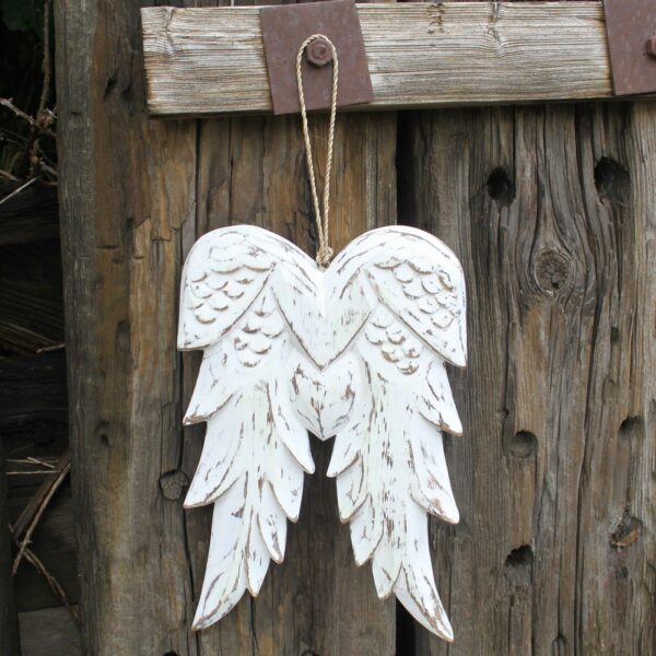 Hand Crafted Double Angel Wing - 31cm - Image 3