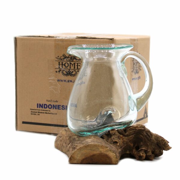 Molten Glass on Wood- Water Jug - Image 7