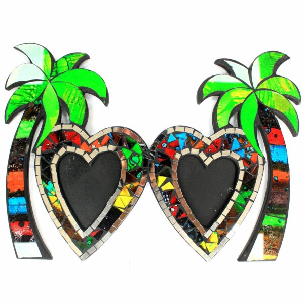 Large Mosaic Coconut Picture Frame - Double - Image 4