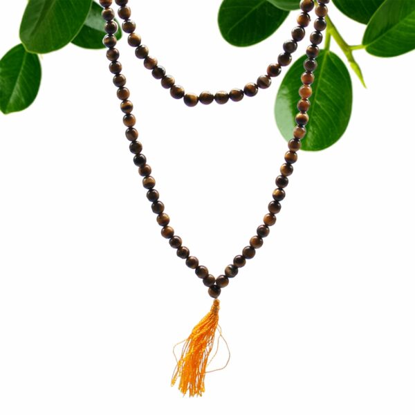 108 Bead Mala - Tiger Eye - Image 4