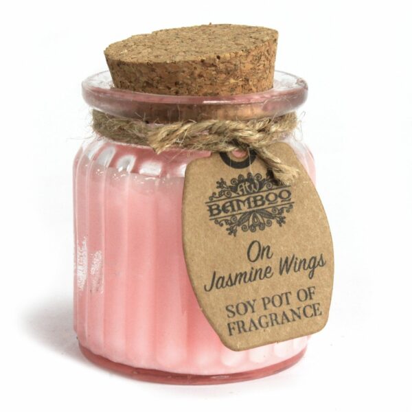 On Jasmine Wings Soy Pot of Fragrance Candles - Image 4