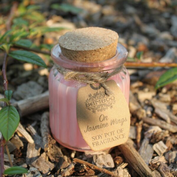 On Jasmine Wings Soy Pot of Fragrance Candles - Image 5