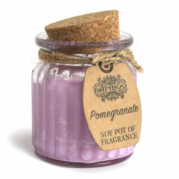 Pomegranate Soy Pot of Fragrance Candles - Image 4