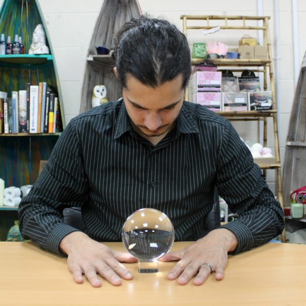 Crystal Ball on Stand 110mm - Image 5
