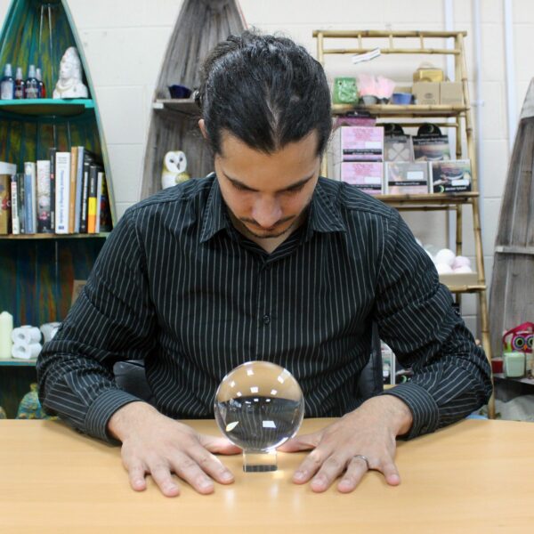 Crystal Ball on Stand 130mm - Image 5
