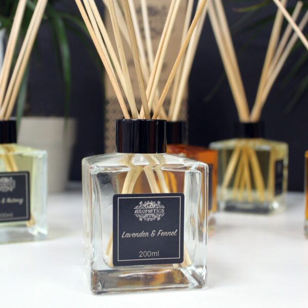 200ml Lavender & Fennel Essential Oil Reed Diffuser - Image 5