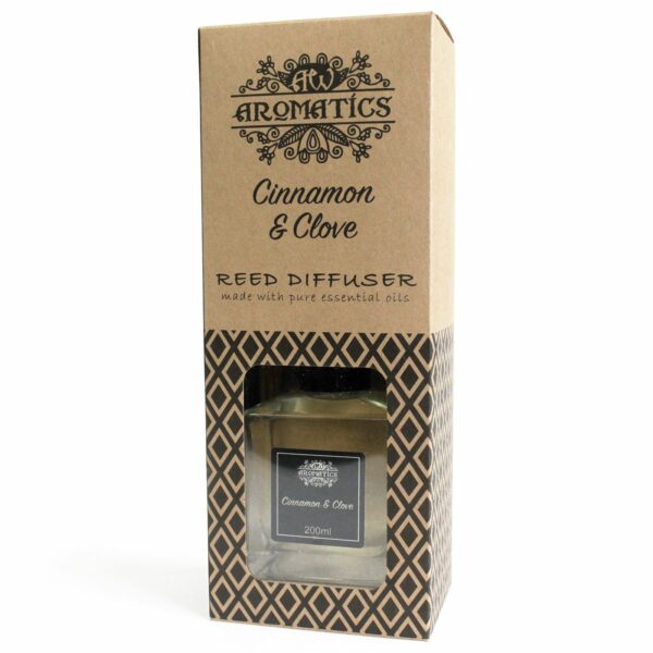 200ml Cinnamon & Clove Essential Oil Reed Diffuser - Image 3