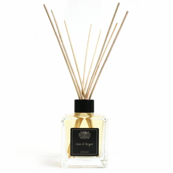 200ml Lime & Ginger Essential Oil Reed Diffuser - Image 2