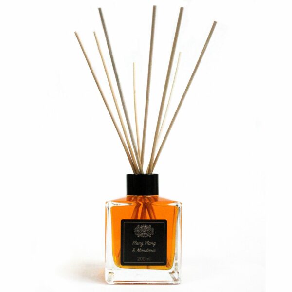 200ml Ylang Ylang & Mandarin Essential Oil Reed Diffuser - Image 2