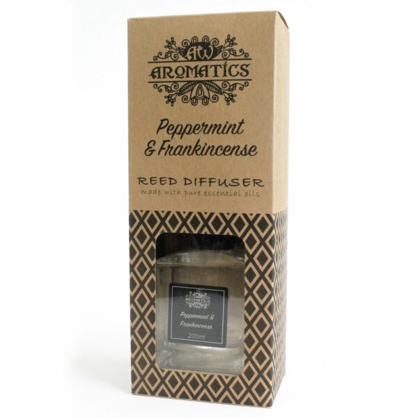 200ml Peppermint & Frankincense Essential Oil Reed Diffuser - Image 3
