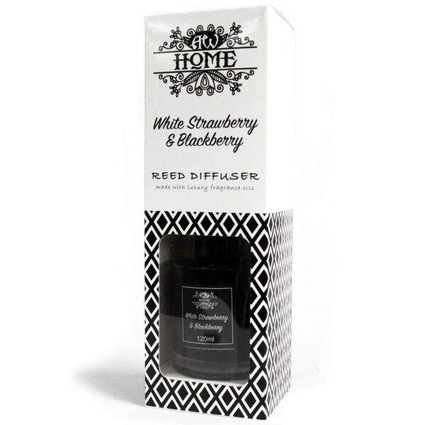 120ml Reed Diffuser - White Strawberry & Blackberry - Image 3