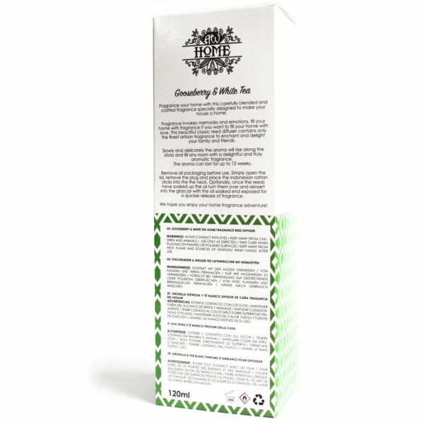 120ml Reed Diffuser -  Gooseberry & White Tea - Image 5