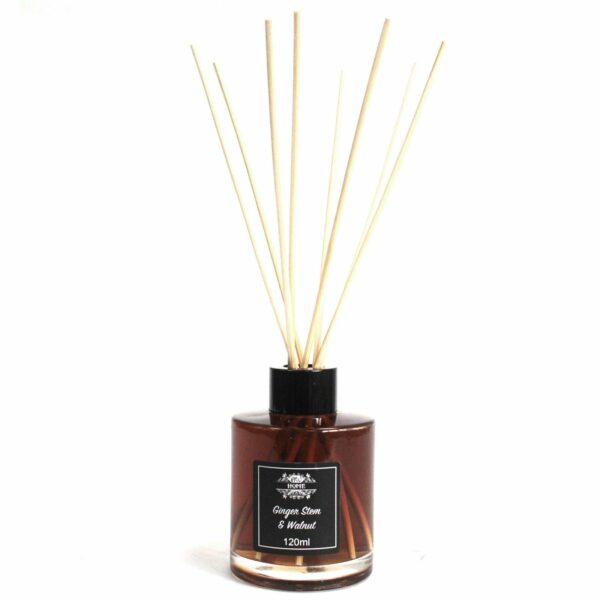 120ml Reed Diffuser - Ginger Stem & Walnut - Image 3