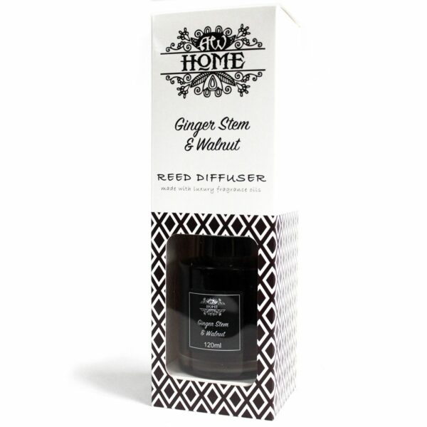 120ml Reed Diffuser - Ginger Stem & Walnut - Image 4