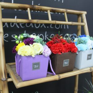 Soap Flower Bouquet - Pink Rose & Carnation