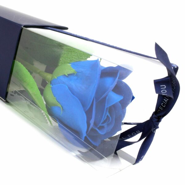 Single Rose - Blue  Rose - Image 5