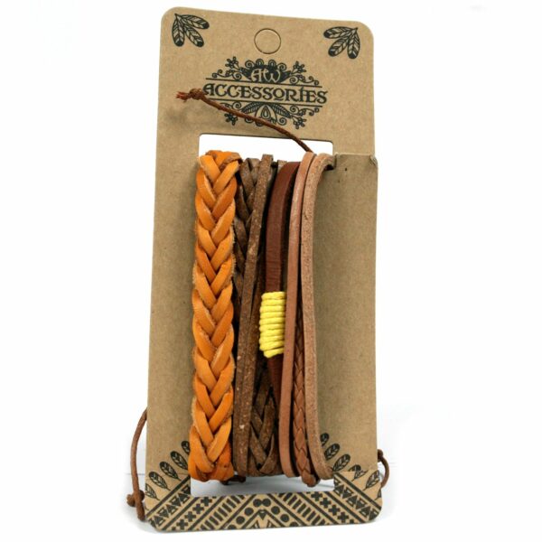 Mens Bracelet Sets - Tanned & Interesting (asst) - Image 3