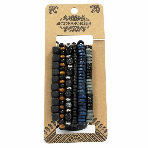 Mens Bracelet Sets - Moody & Blue (asst) - Image 5