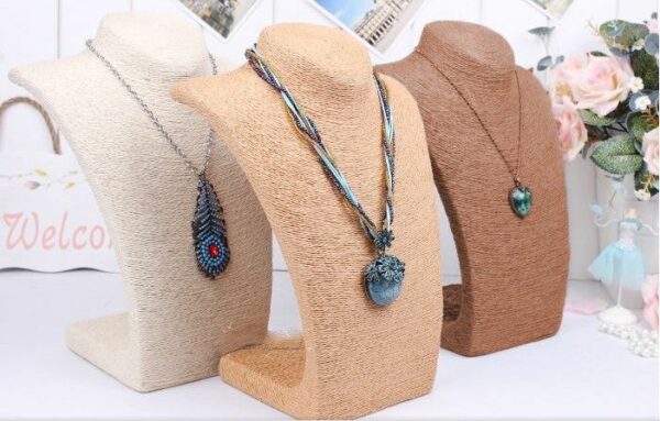 Large Necklace Display - Cream - Image 2