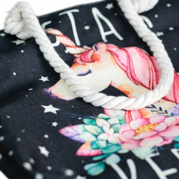 Rope Handle Bag - Star Keeper Unicorn - Image 5