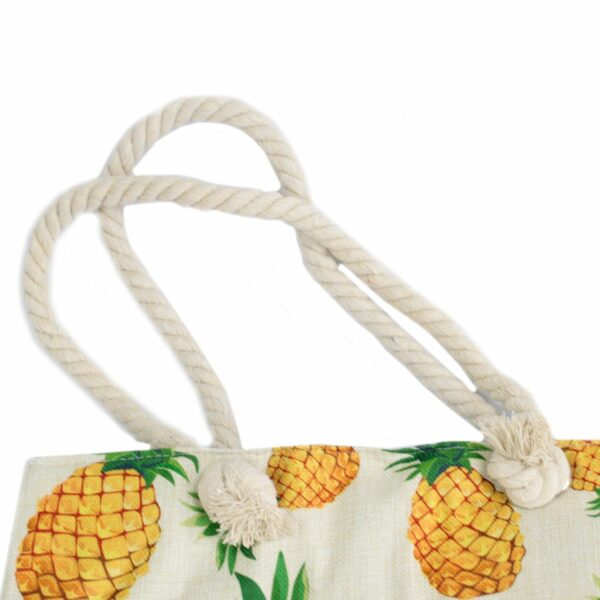 Rope Handle Bag - Pineapples - Image 7